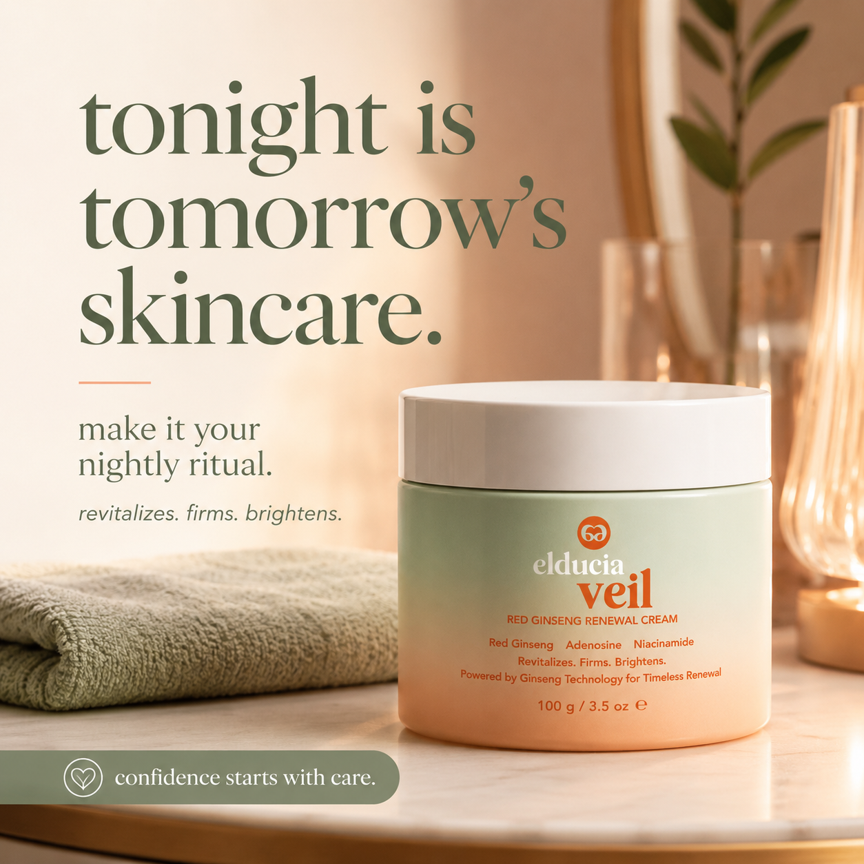 veil red ginseng renewal cream