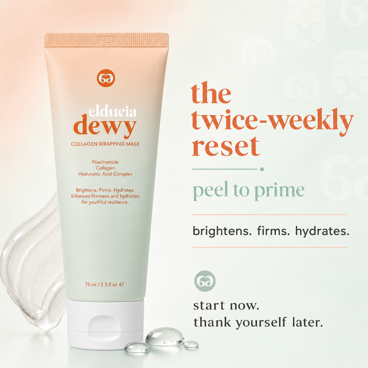dewy collagen wrapping mask