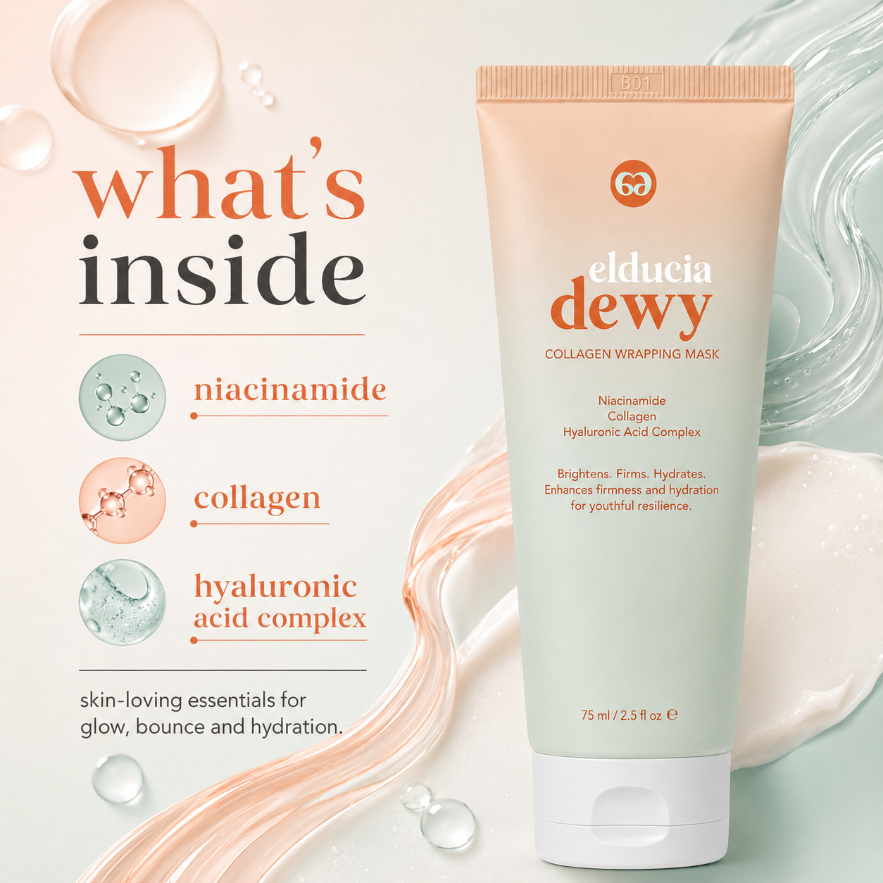 dewy collagen wrapping mask