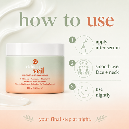 veil red ginseng renewal cream